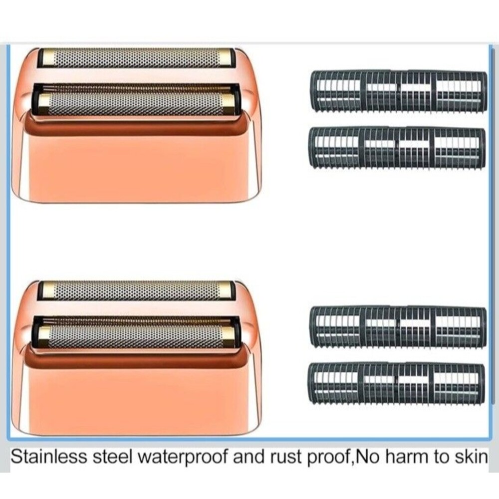 2Replacement Foil Cutters Compatible w/ BaBylissPRO Double Foil Shaver Rose Gold
